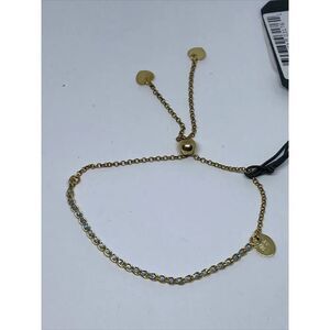 Argento Vivo 541448GLB Bracelet Gold-Plate Over Sterling Silver MSRP $68 NM241